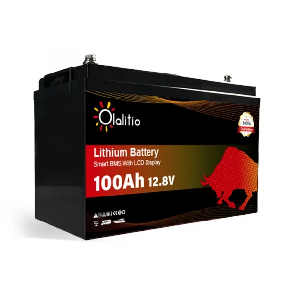 olalitio litio bateria 12v 100ah e 7