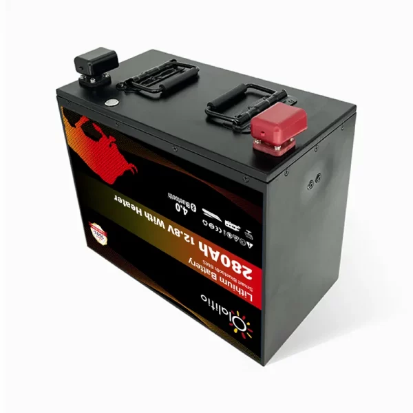 Bateria de litio 280Ah 12.8V LiFePO4 debajo del asiento Bluetooth BMS Calefaccion 11